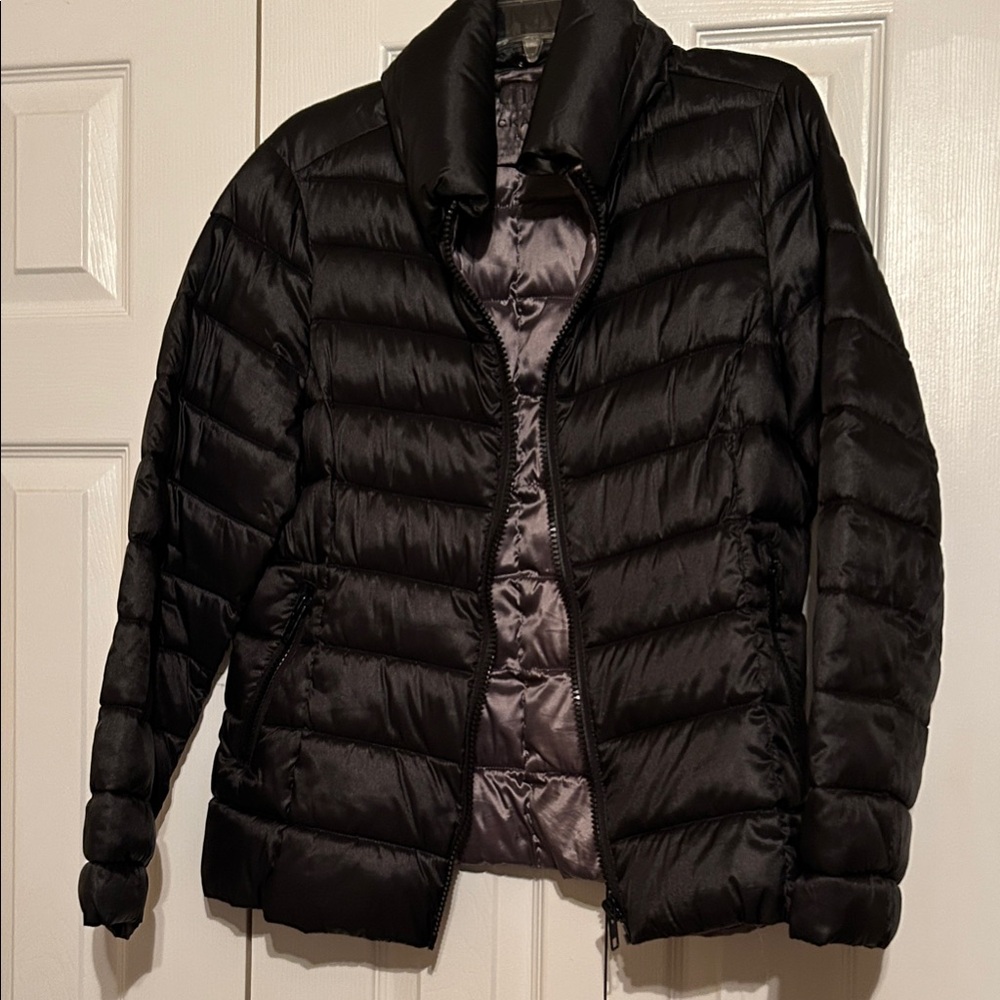 a.n.a Women's Black  Puffer Jacket